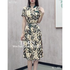 나무잎 원피스