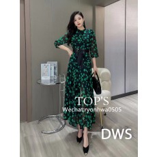 플라워 쉬폰 원피스