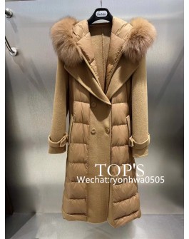 캐시 거위털 패딩